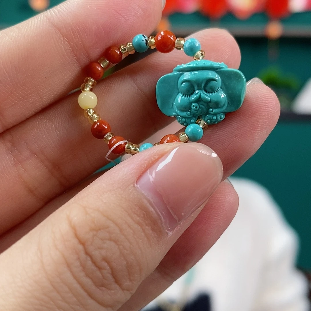 绿松石珠宝奇石未镶嵌