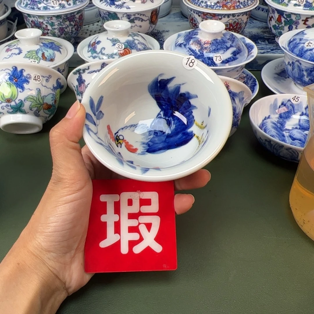 木木景德镇纯手工纯手绘茶具18