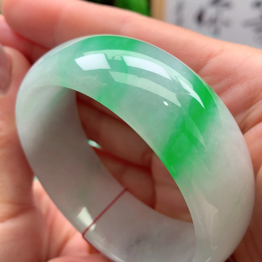 未镶嵌手镯翡翠缅甸58圈口