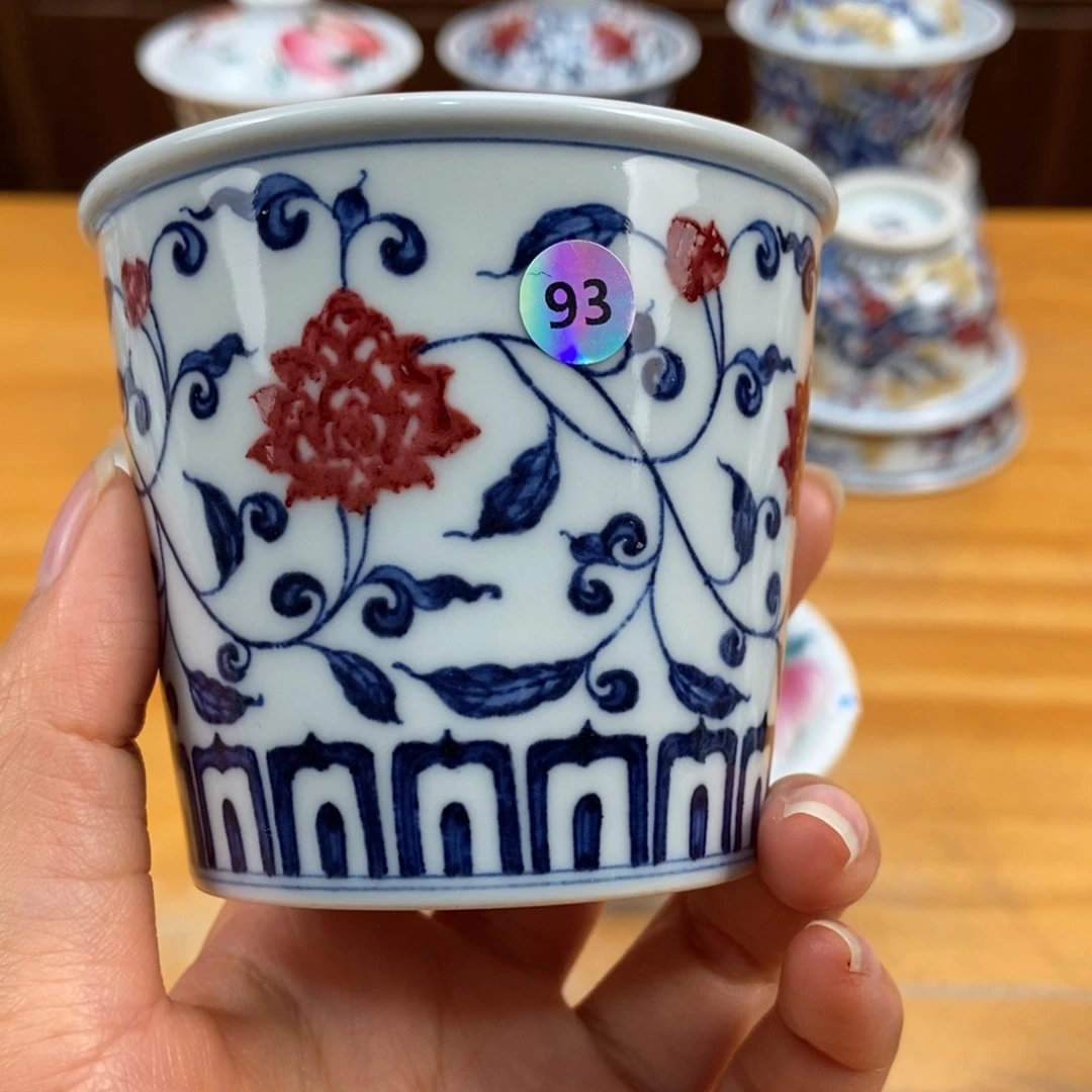 手绘现代茶具非古董