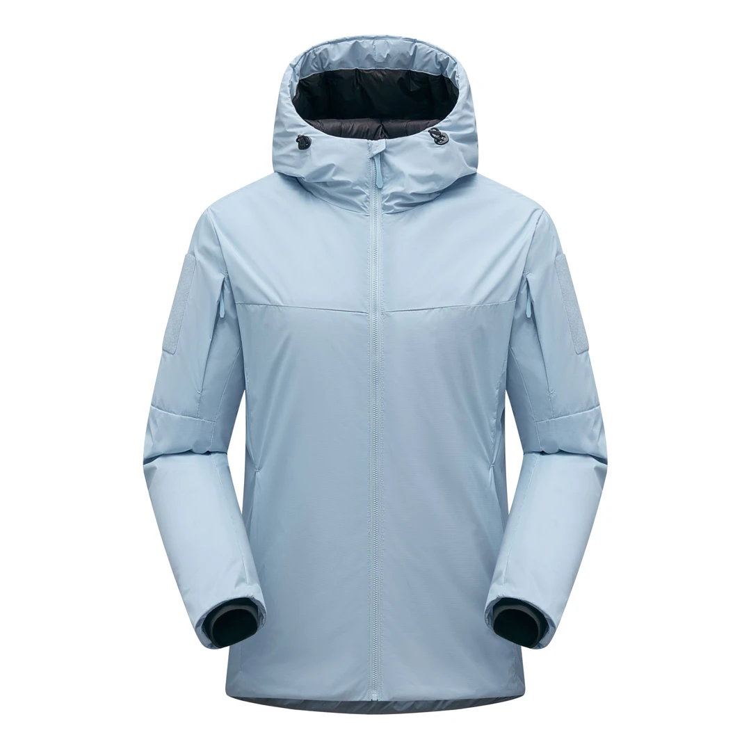 2025秋冬轻量化户外棉服女防风防水面包服男显瘦连帽外套保暖