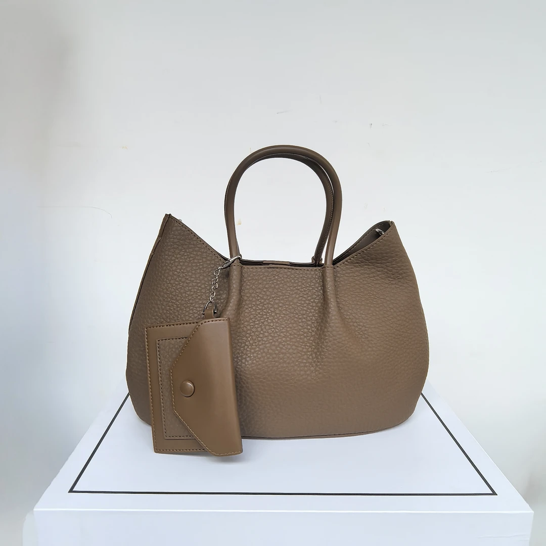 2025新款荔枝纹菜篮子1605棕色