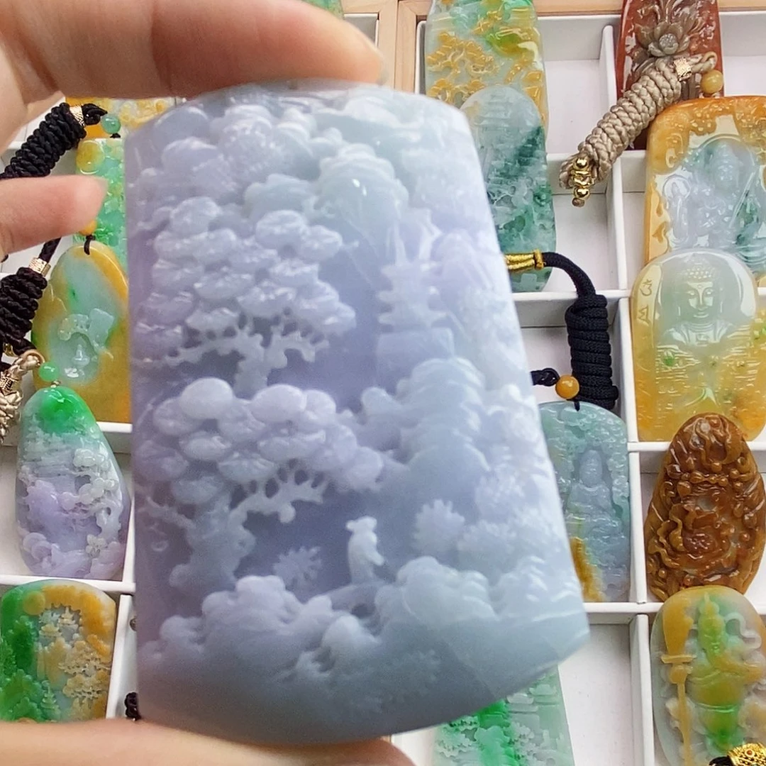 颈饰未镶嵌翡翠翡翠