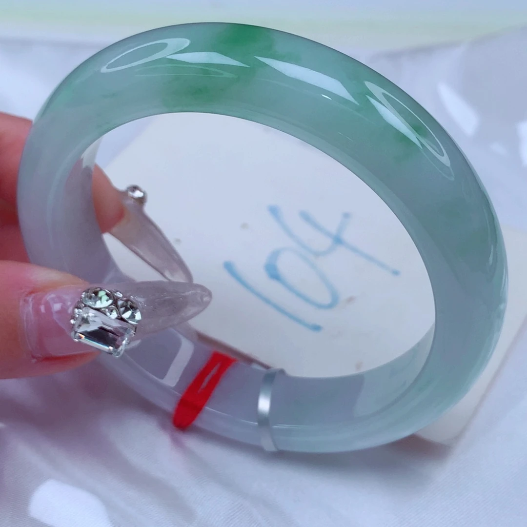 翡翠手镯未镶嵌天然缅甸翡翠A货手镯