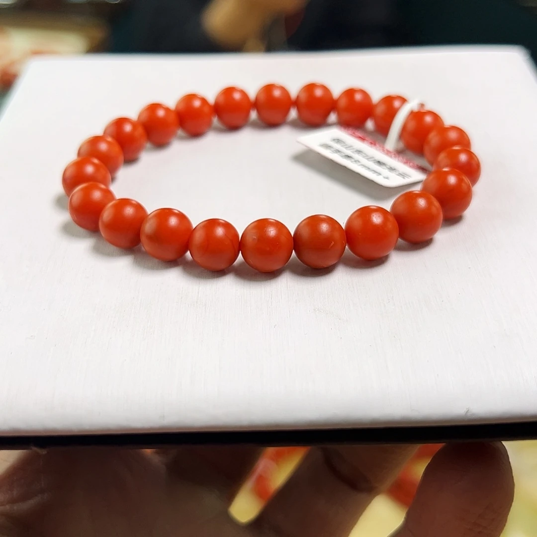 南红玛瑙未镶嵌多样性发一8+mmm保山哑光毕业级