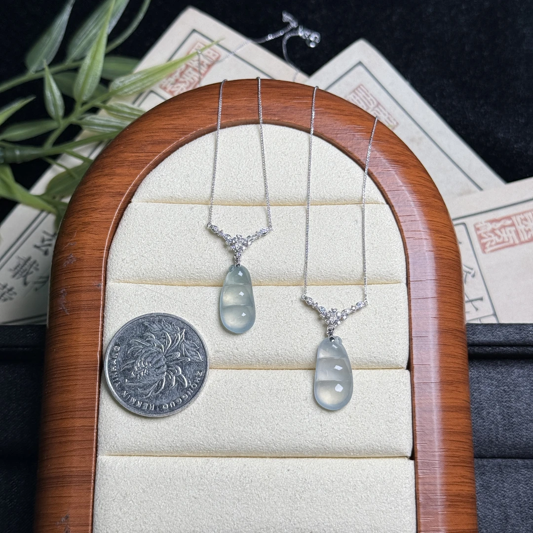 思懿珠宝 18K翡翠吊坠-3800-1-XMG-多样性发一