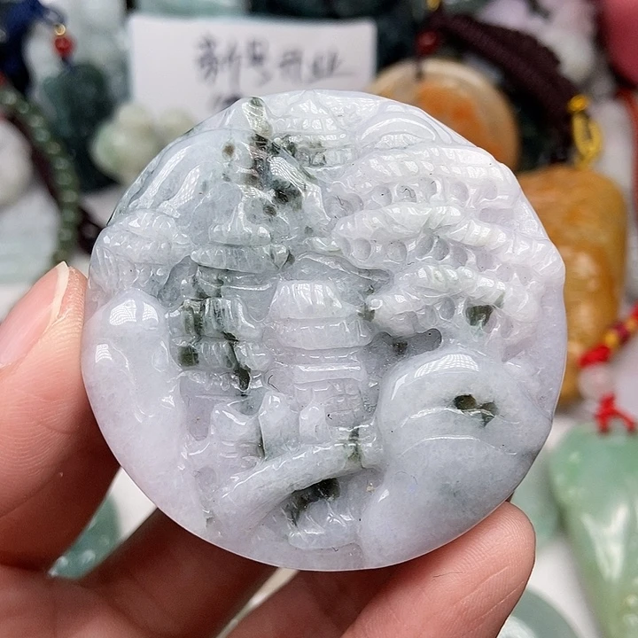 未镶嵌挂件翡翠翡翠