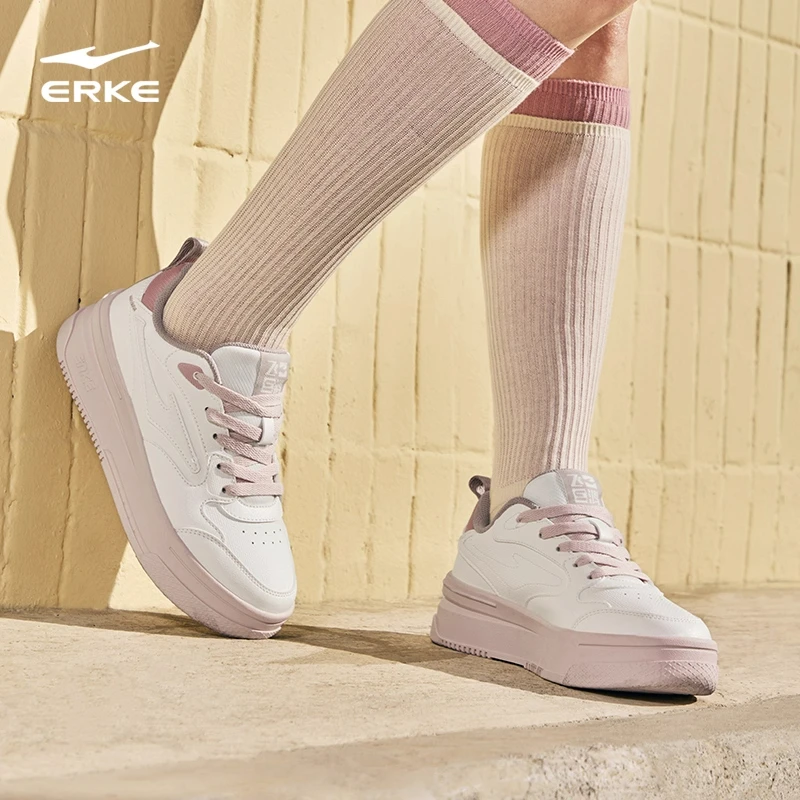 飞腾2|鸿星尔克2025秋冬新款男女鞋潮流运动鞋百搭休闲板鞋小白鞋