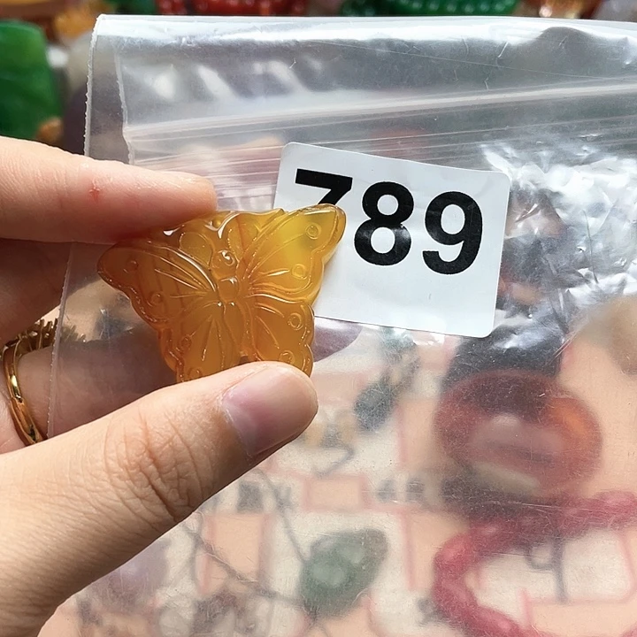 玛瑙/玉髓颈饰合金紫*