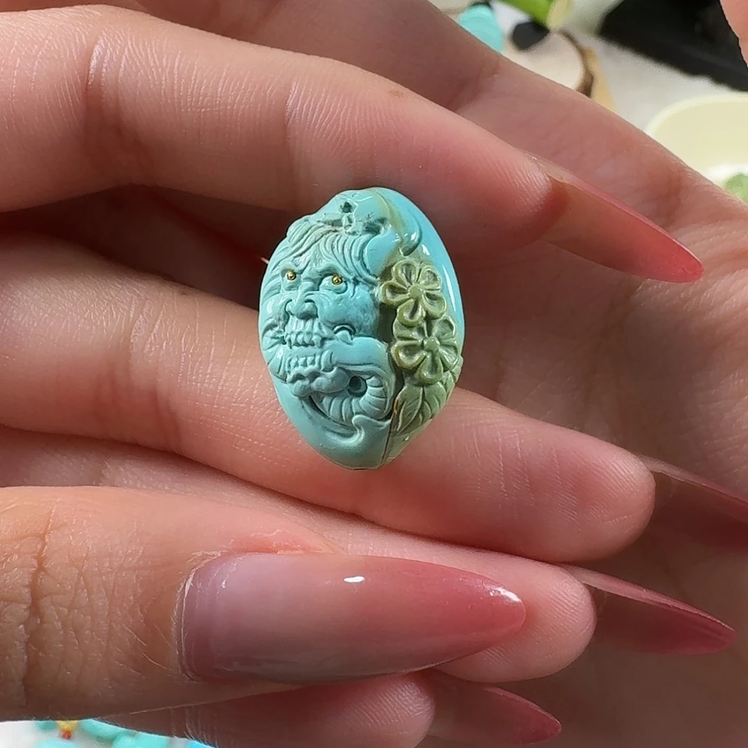 绿松石未镶嵌吊坠(不含链)