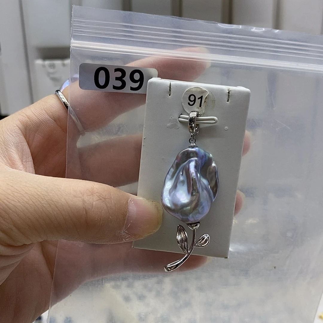 颈饰合金淡水珍珠