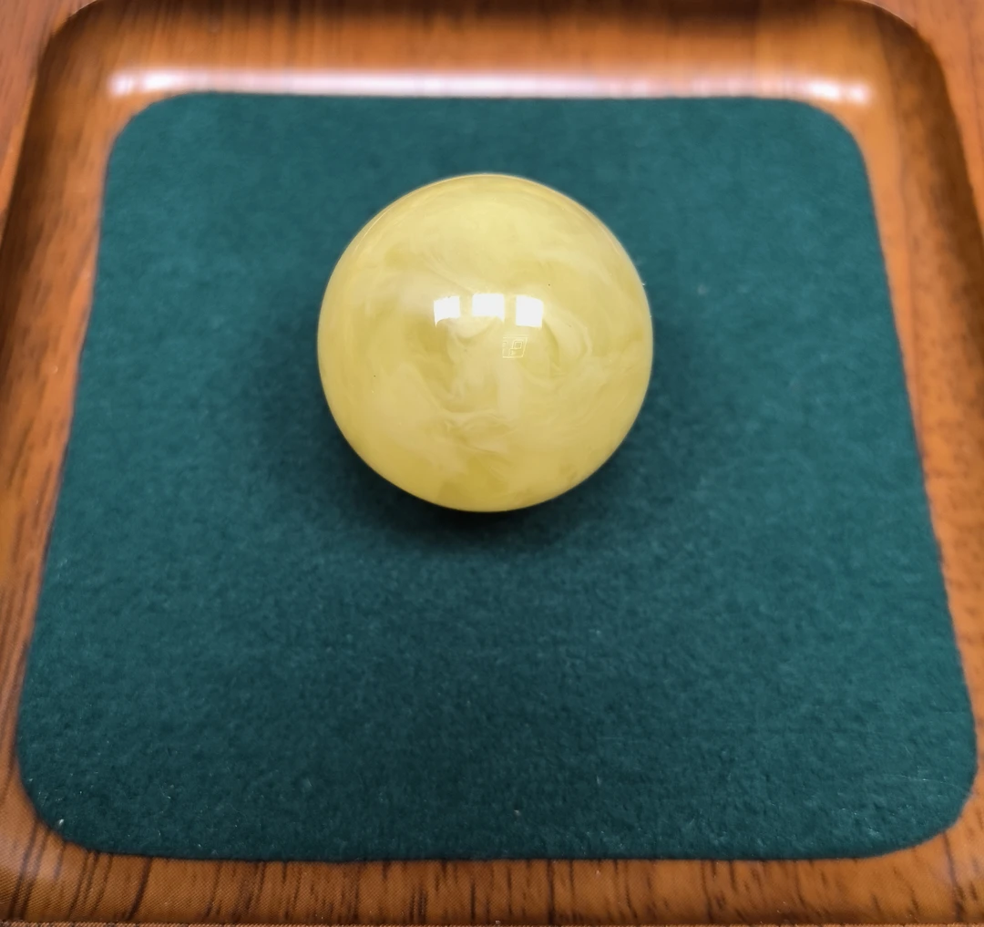 仿琥珀配饰云纹虎皮蜜蜡圆珠DIY饰品