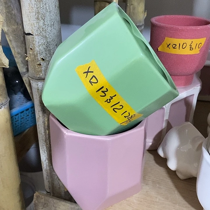 陶盆有孔 瑕疵针孔漏釉介意勿拍外口 13外高13