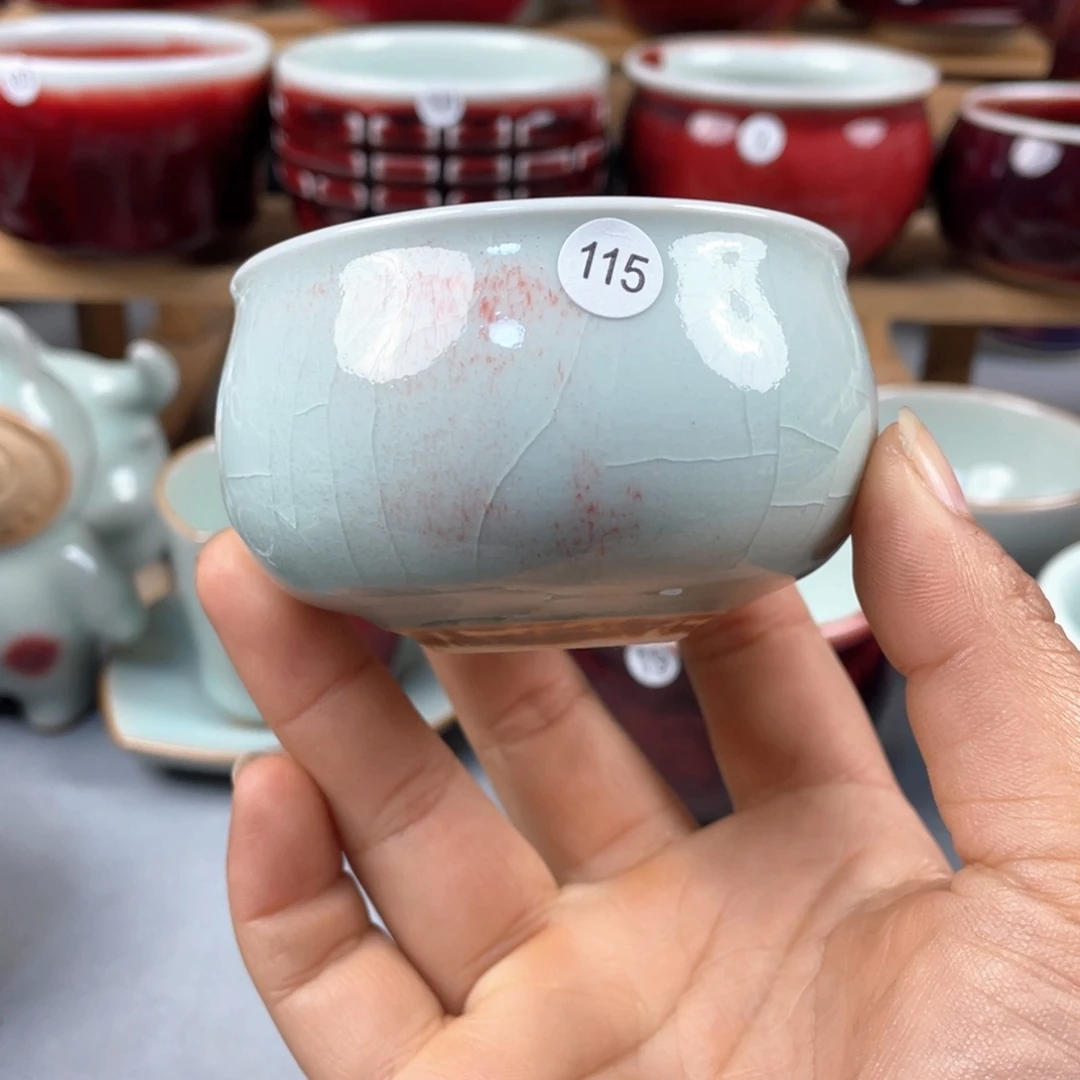 瓷片纯手工制作……
