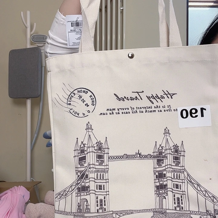 三醋酯纤维日单帆布包190