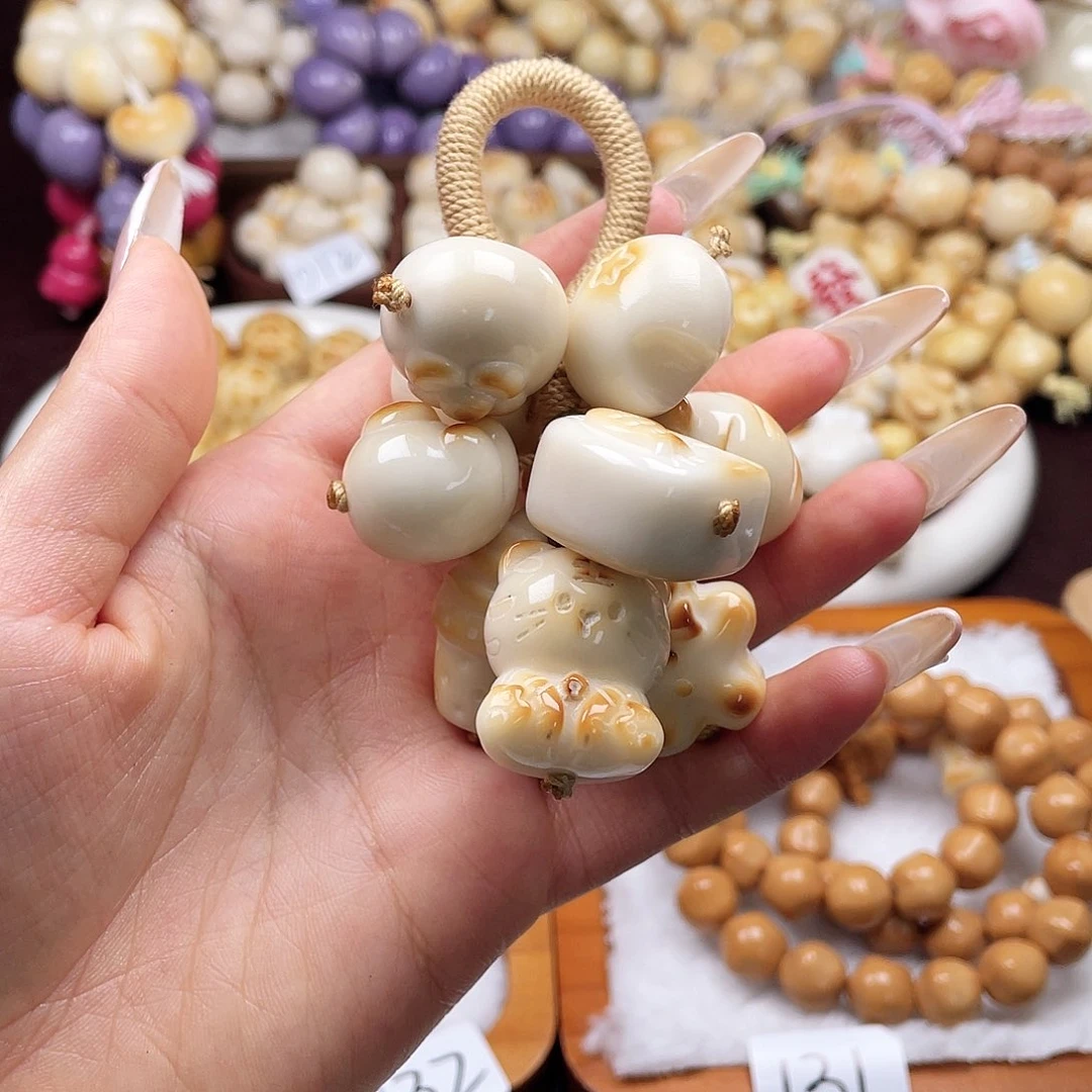 吊坠白玉菩提成品c