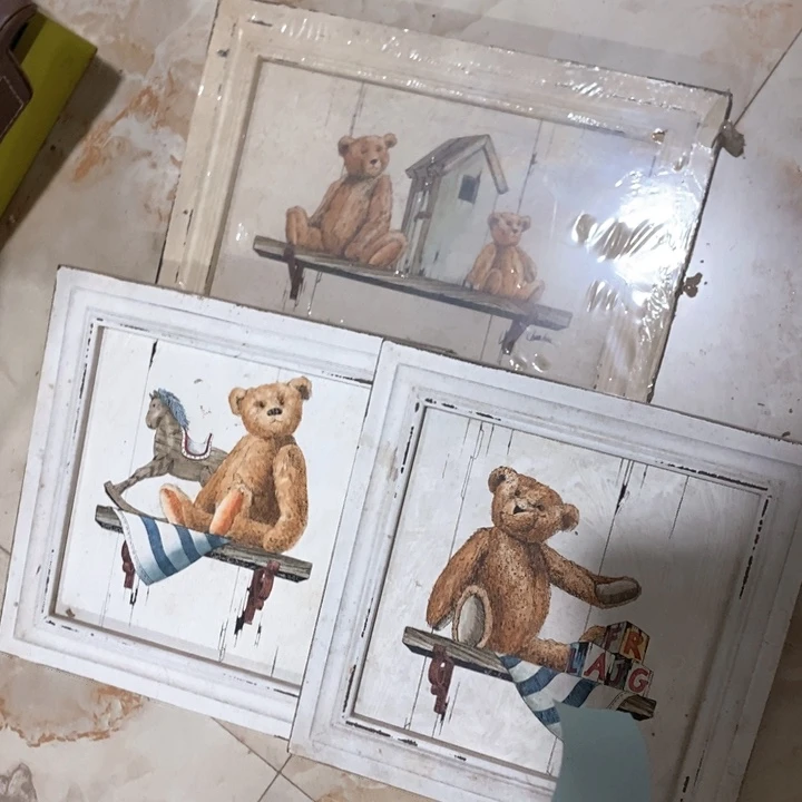 栗***狗人造板295295292三个小熊画