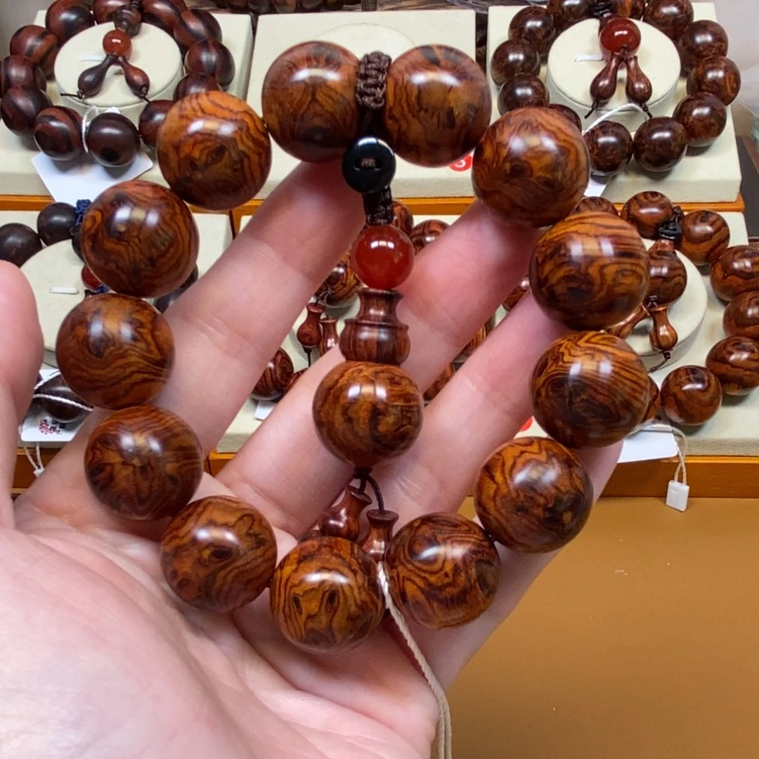 青***蓝黄花梨/降香黄檀手串/手链海南黄花梨1.8
