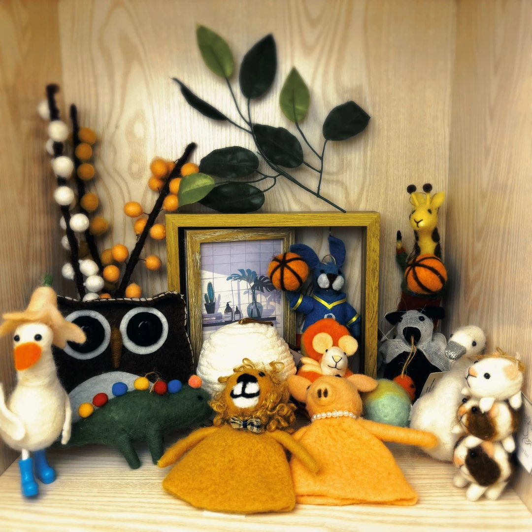 HOBBY【买一送二】纯手工羊毛毡创意礼品