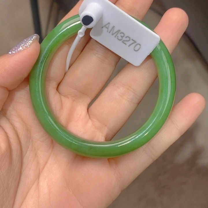 和田玉（碧玉）未镶嵌手镯