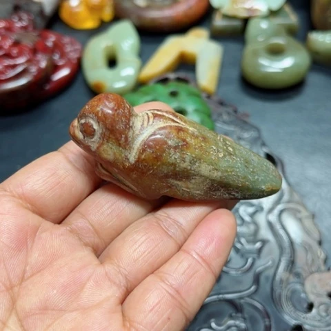 吊坠白玉菩提把件