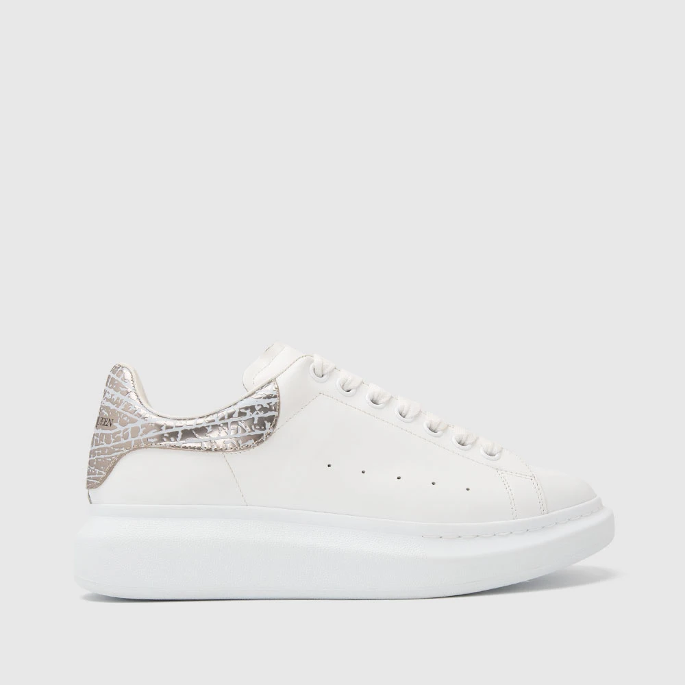 ALEXANDER MCQUEEN麦昆牛皮拼色男运动休闲鞋板鞋777220WIE9I9071