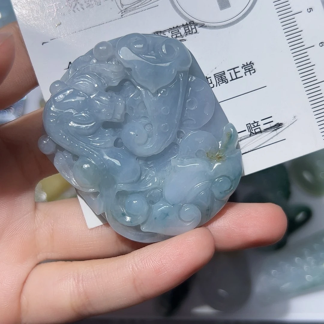 翡翠未镶嵌颈饰天然A货翡翠