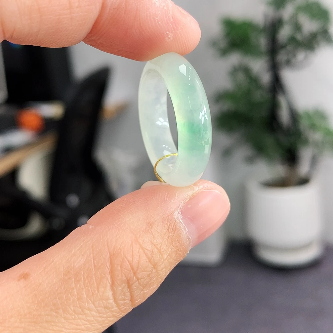 翡翠未镶嵌戒指16号
