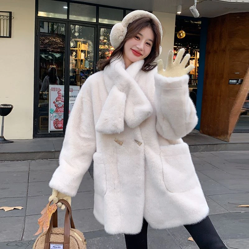 1871-1880撤柜优选精品韩版宽松秋冬纯色厚款外套