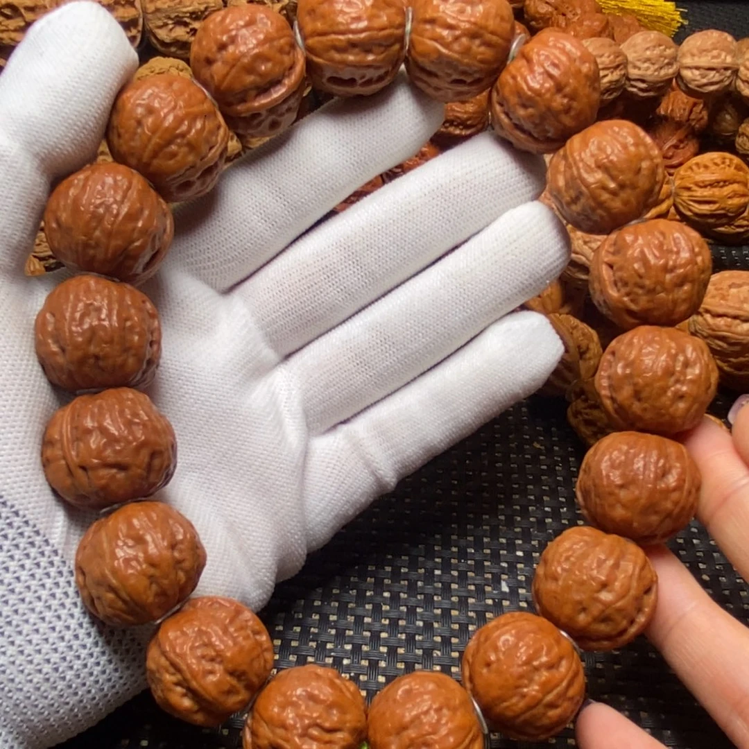 用***0文玩核桃手串磨盘