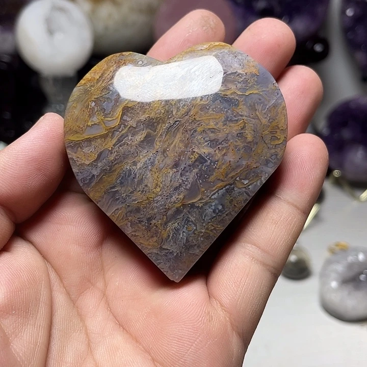 紫晶珠宝半成品未镶嵌