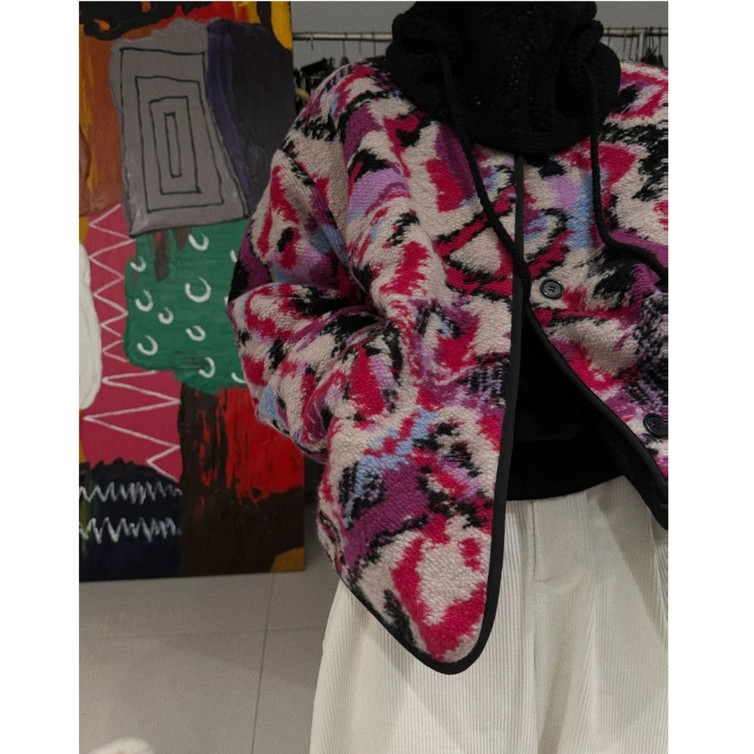 【阿尔卑斯外套】法式羊毛阿尔卑斯外套 J24W477