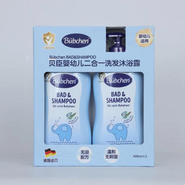 贝臣 德国 婴幼儿二合一洗发沐浴露 400mL*2