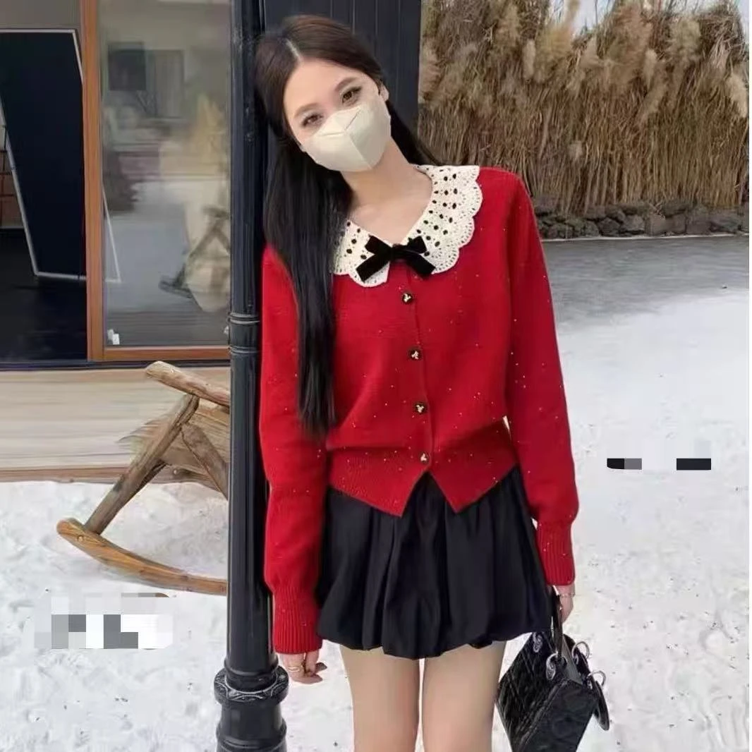 【红色毛衣合集】气质百搭针织衫毛衣开衫洋气时尚女装