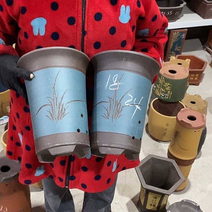 紫砂花盆紫砂花盆