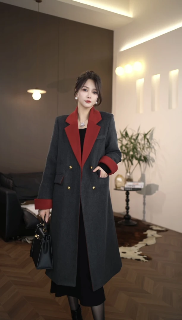 【YINGZI】90白鸭绒高级感冬季保暖羽绒服新款时尚洋气韩版秋冬