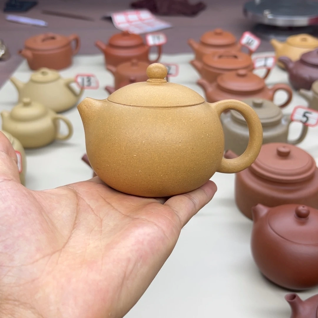 茶壶紫砂西施微瑕200cc段泥