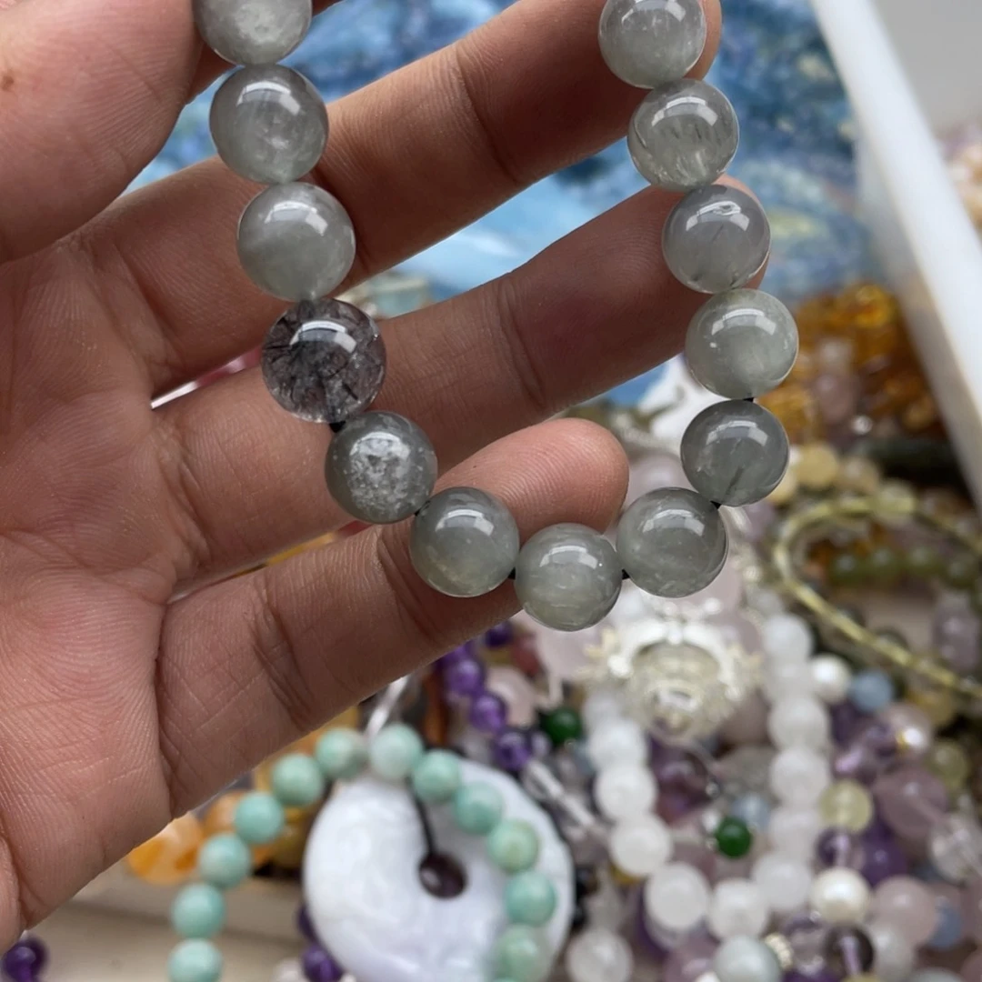 银S925镶嵌手链紫晶