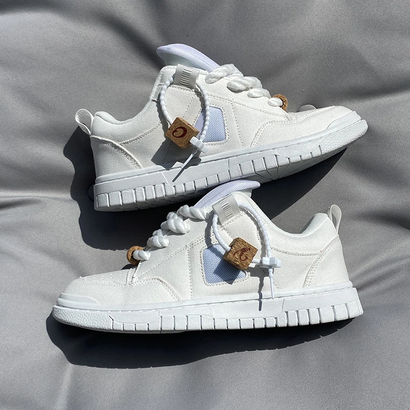 特大码50码耐磨防滑休闲风透气帆布鞋运动板鞋男鞋休闲鞋小白鞋男