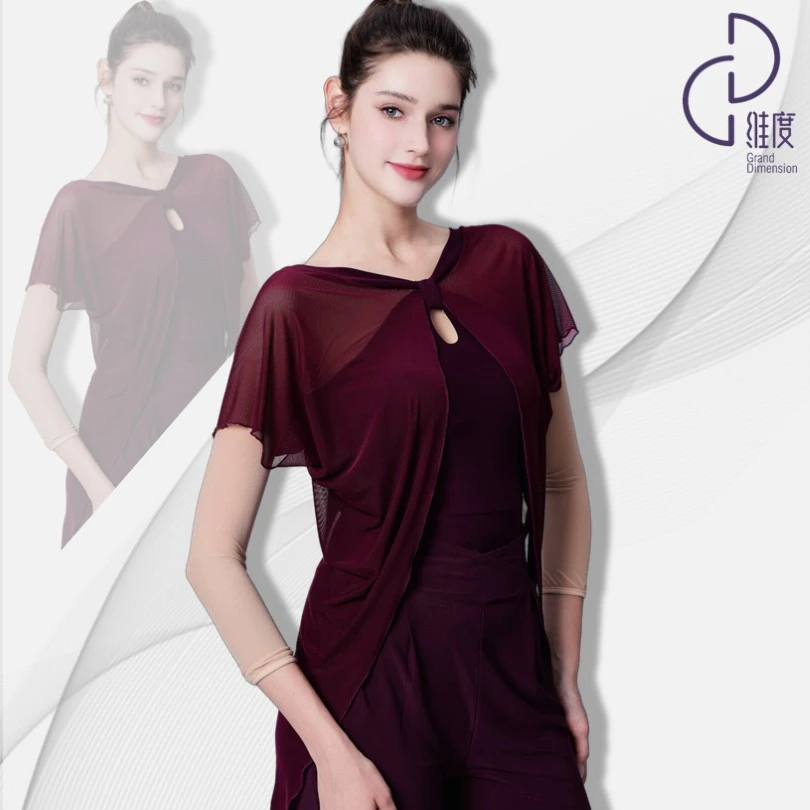 【维度舞服】Y526新品女士上衣摩登舞蹈服