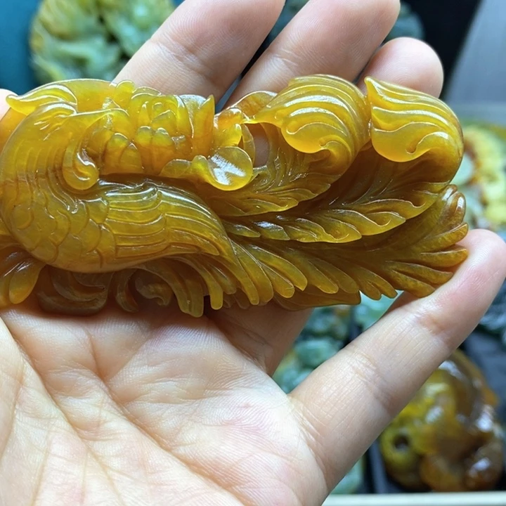 未镶嵌蛇纹石玉挂件