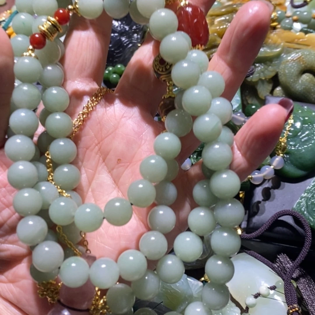 【闪购商品】岫玉毛衣链未镶嵌