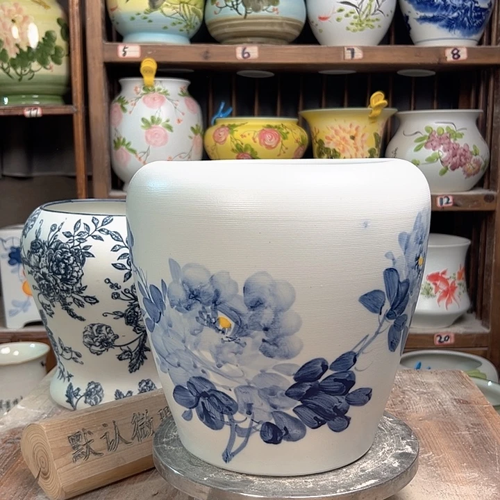 陶苹果兰兰牡丹新款新款陶瓷陶瓷