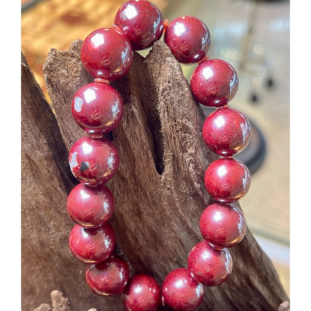 含辰砂工艺品辰砂高含量朱砂手串