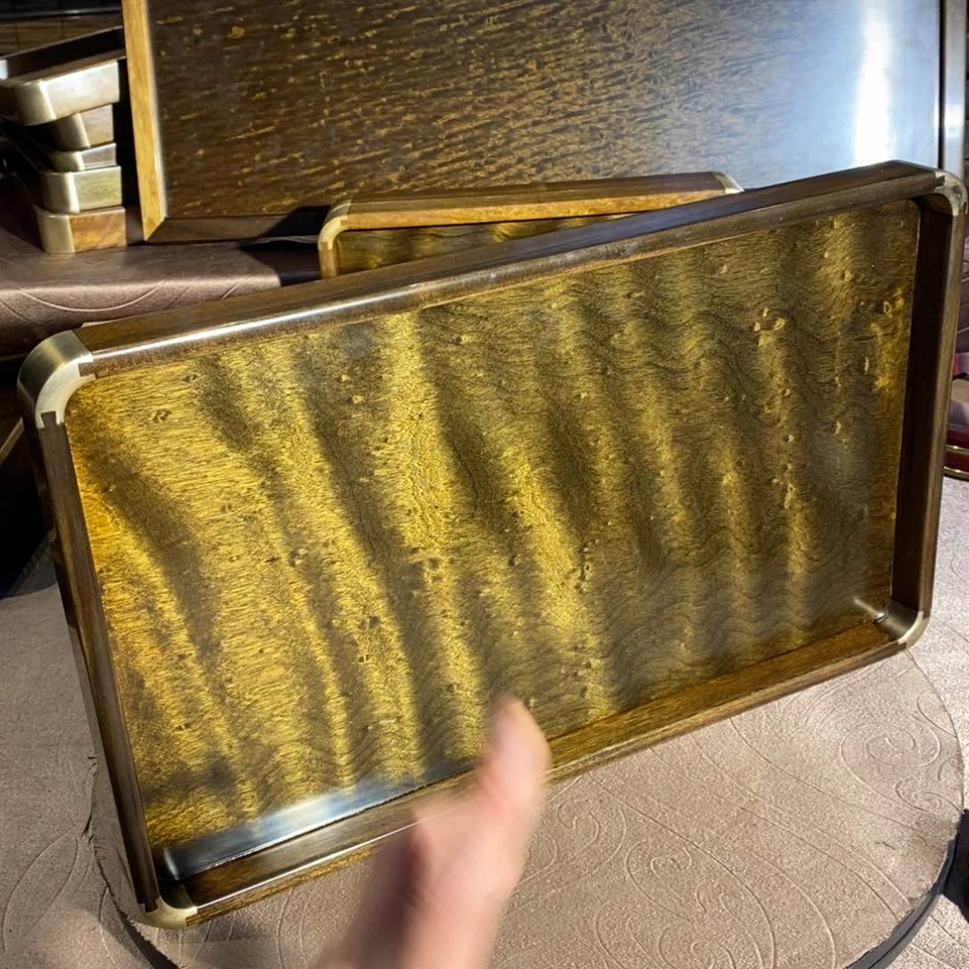 金丝楠端**哥金丝楠木文盘