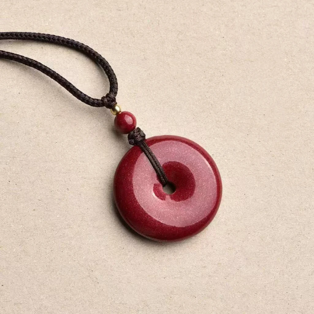 朱砂平安扣 吉祥招福纳发-ZS+TLWSP+TLPAK-MS-1I