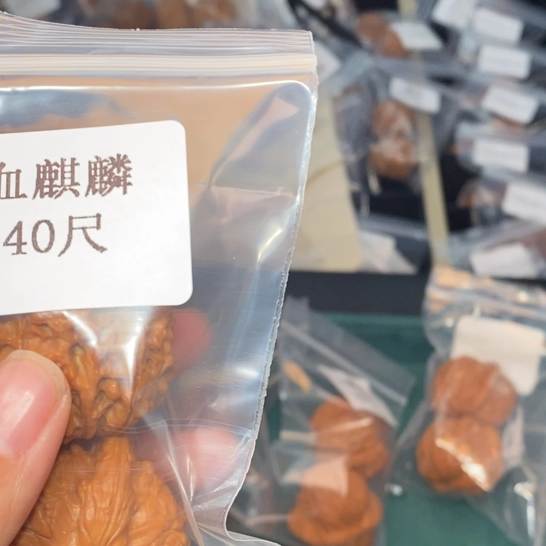 吊坠文玩核桃40血麒麟