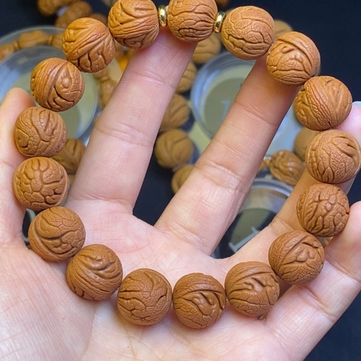 桃核吊坠秦岭龙纹桃核14尺寸