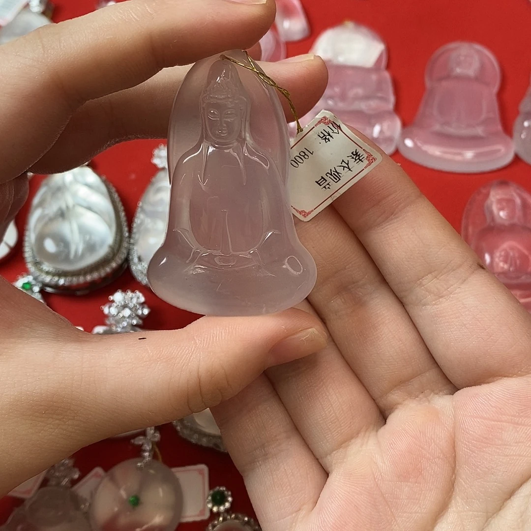 你***谁吊坠(不含链)未镶嵌石英质玉