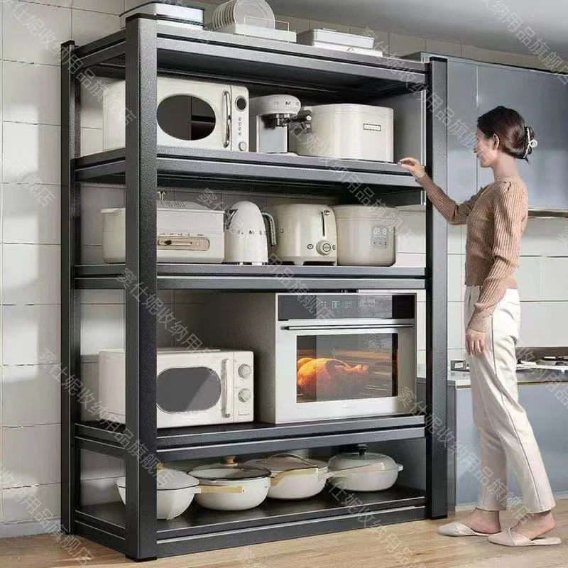 厨房超厚多层收纳架货架多功能架家用储物货架加厚厨房落地置物架